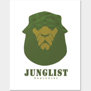 Junglist Worldwide Movement ( Uncle Junglist Cool Lion Edition ) Posters and Art